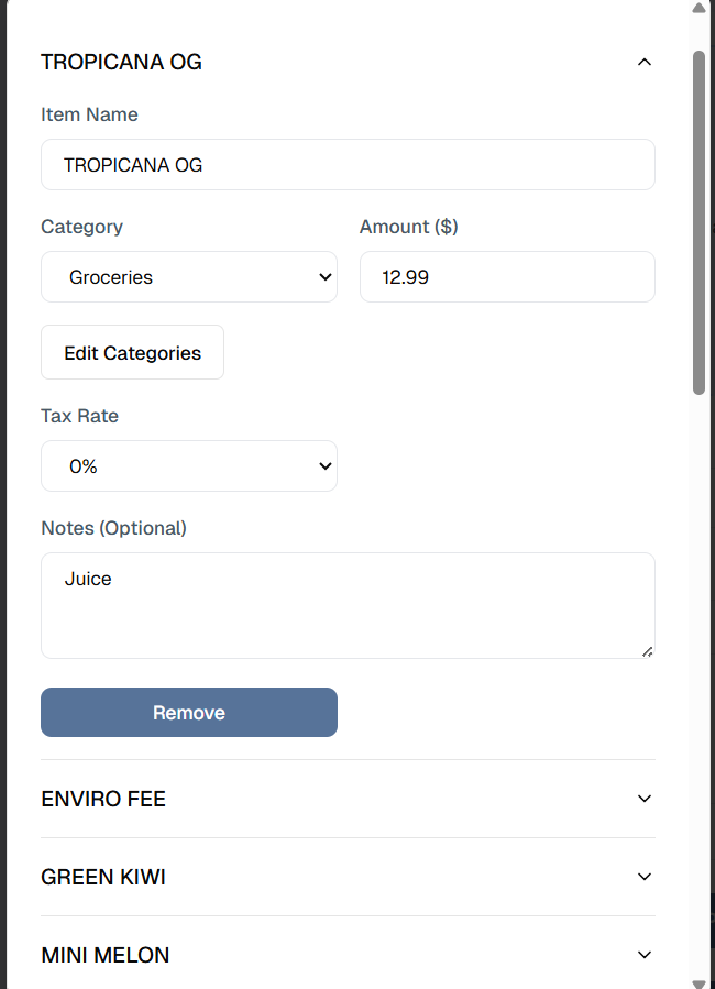 AI-Powered Personal Finance Tracker screenshot 4