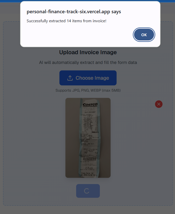 AI-Powered Personal Finance Tracker screenshot 5